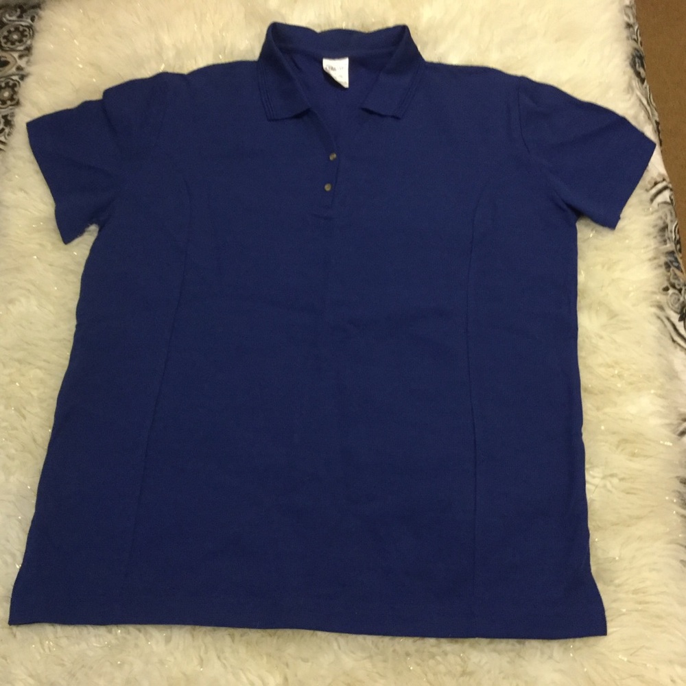 Superior Royal blue polo shirt size Large